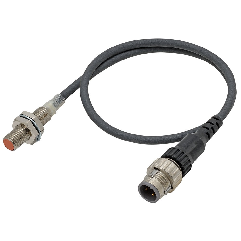 Omron - M8, blindé, 2 mm, 12-24 Vc.c., NO, câble 0,3 m avec connecteur