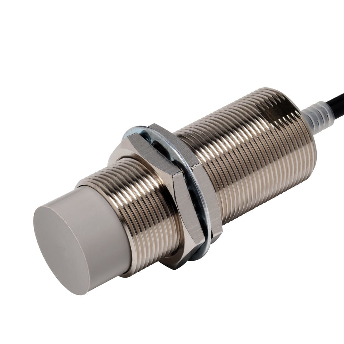 Omron - Détecteur de proximité inductif, nickel-laiton, corps long, m30, non blindé, 30