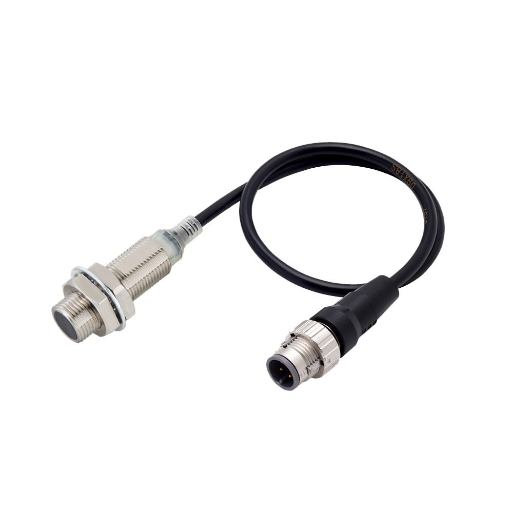 Omron - Proximity sensor, inductive, nickel-brass, short body, M12, shielded,