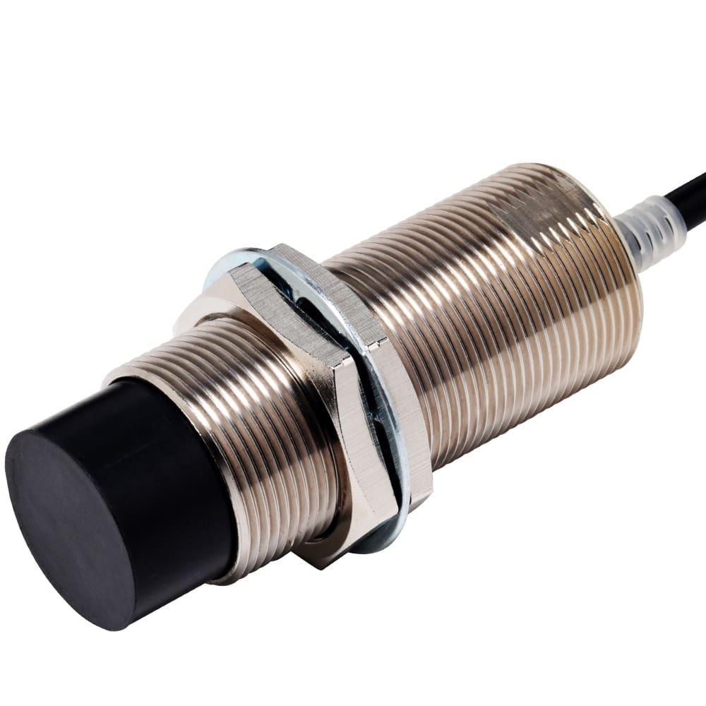 Omron - Détecteur de proximité inductif, laiton nickelé, corps long, M30, non