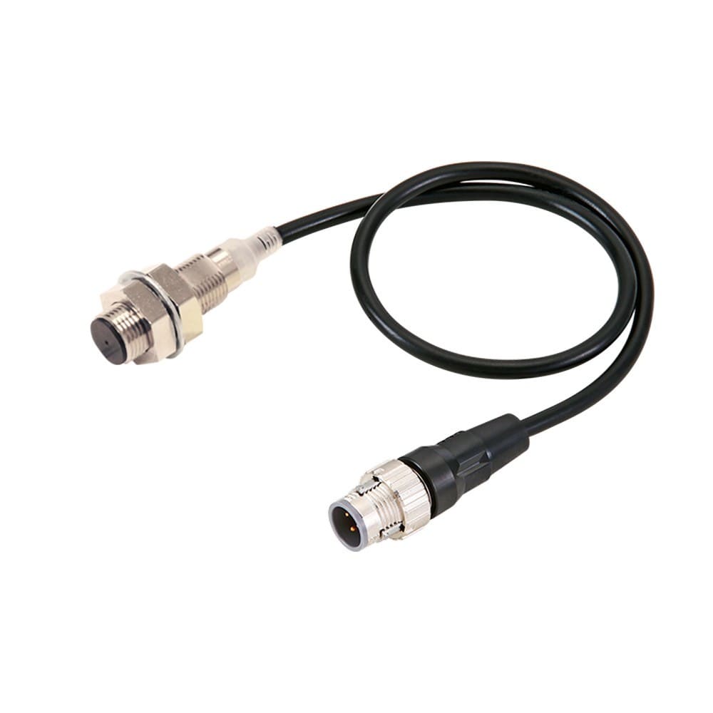 Omron - DPI court M12 blindé, 6mm, 3fils, PNP NO, IO-Link COM3, M12 Pigt 0.3m