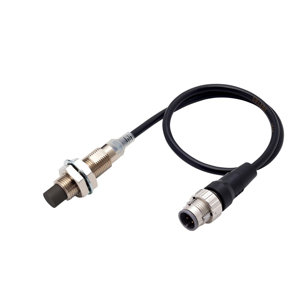 Omron - DPI court M12 nonblindé 8mm, 3fils, PNPNO, IO-Link COM3, M12 Pigt 0.3m