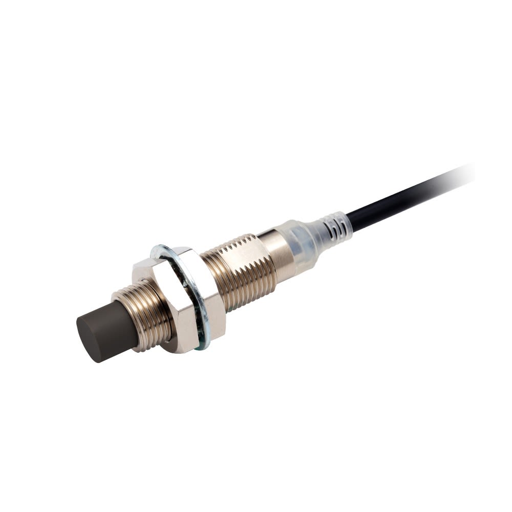 Omron - Détecteur de proximité inductif, laiton nickelé, corps court, M12, non