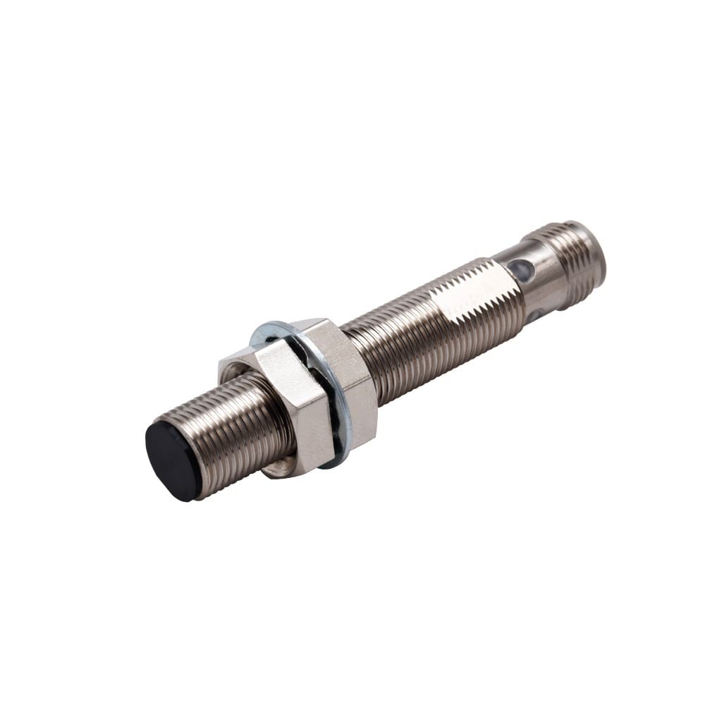 Omron - Détecteur de proximité, inductif, nickel-laiton, corps long, M12, blin