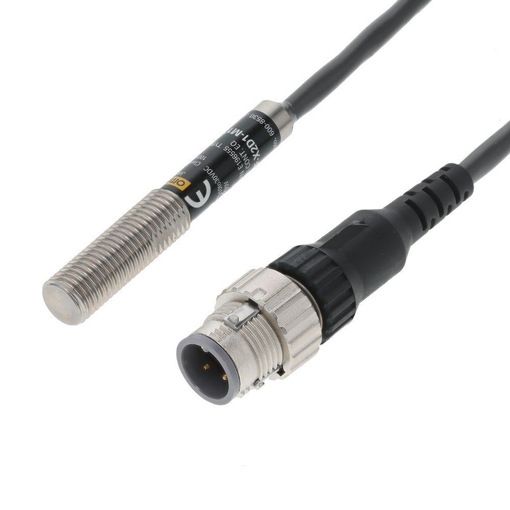 Omron - Proximity sensor, stainless steel, metal head, M8, Sn=2 mm, 2-wire, M1