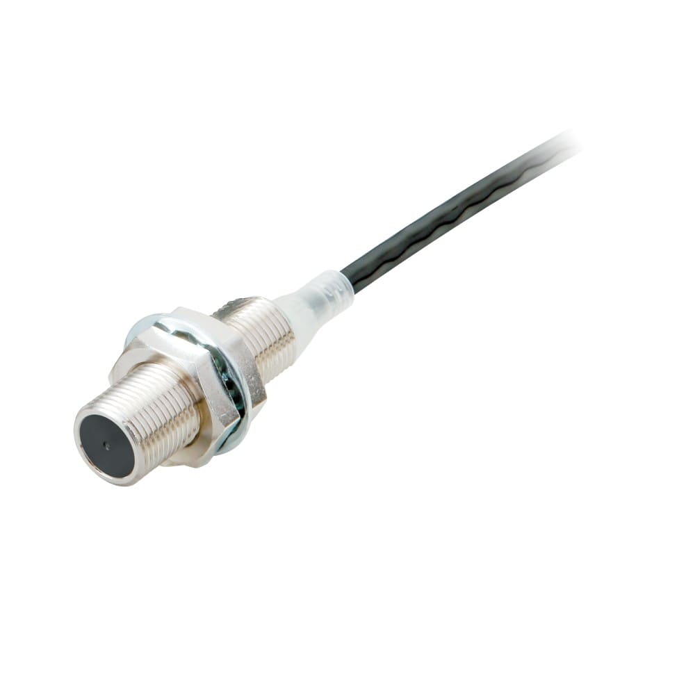 Omron - Capteur de proximité, inductif, M12, blindé, 3mm, DC 2 fils, NC, câble 2m PUR, r