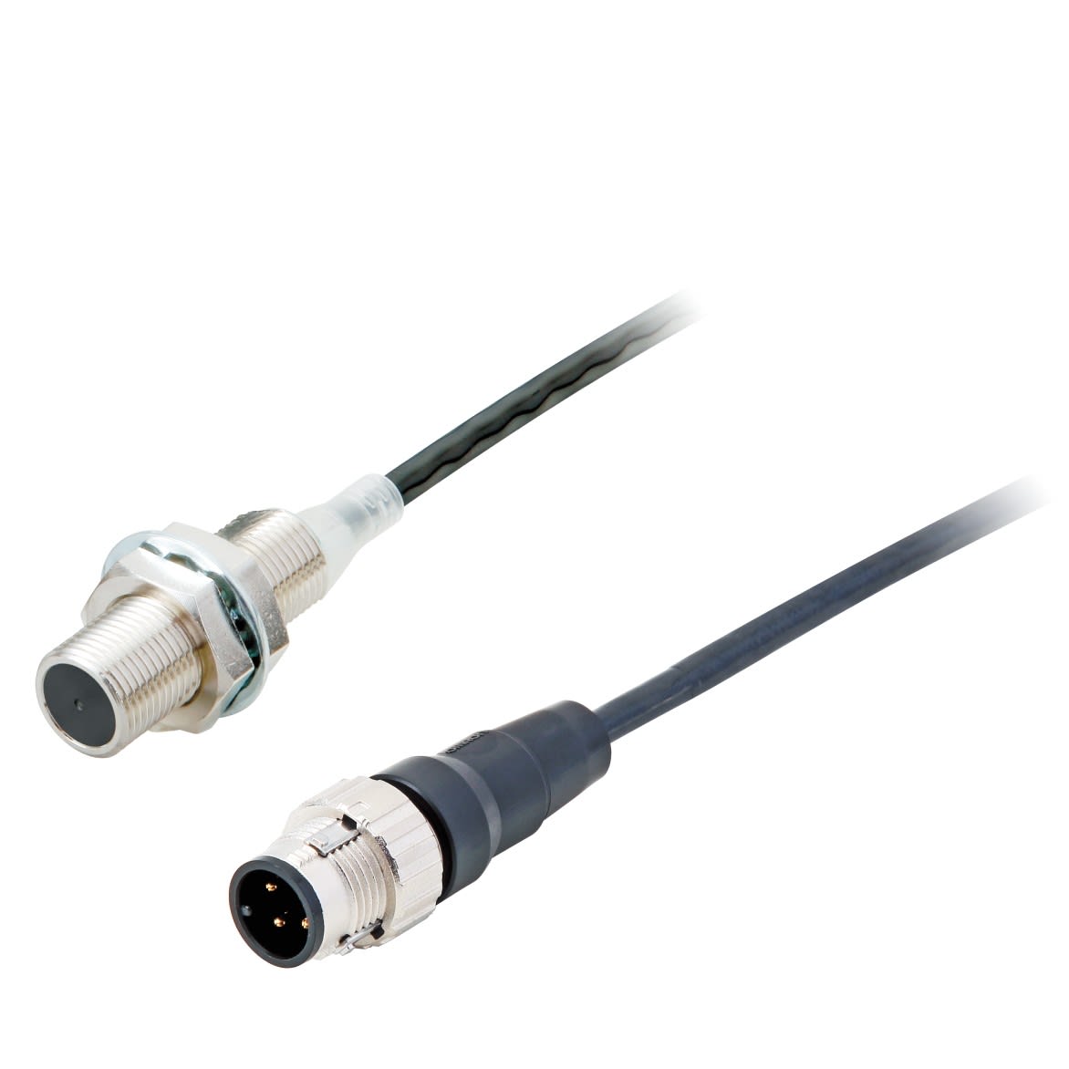 Omron - Capteur de proximité, inductif, M12, blindé, 2mm, DC 2 fils sans polar