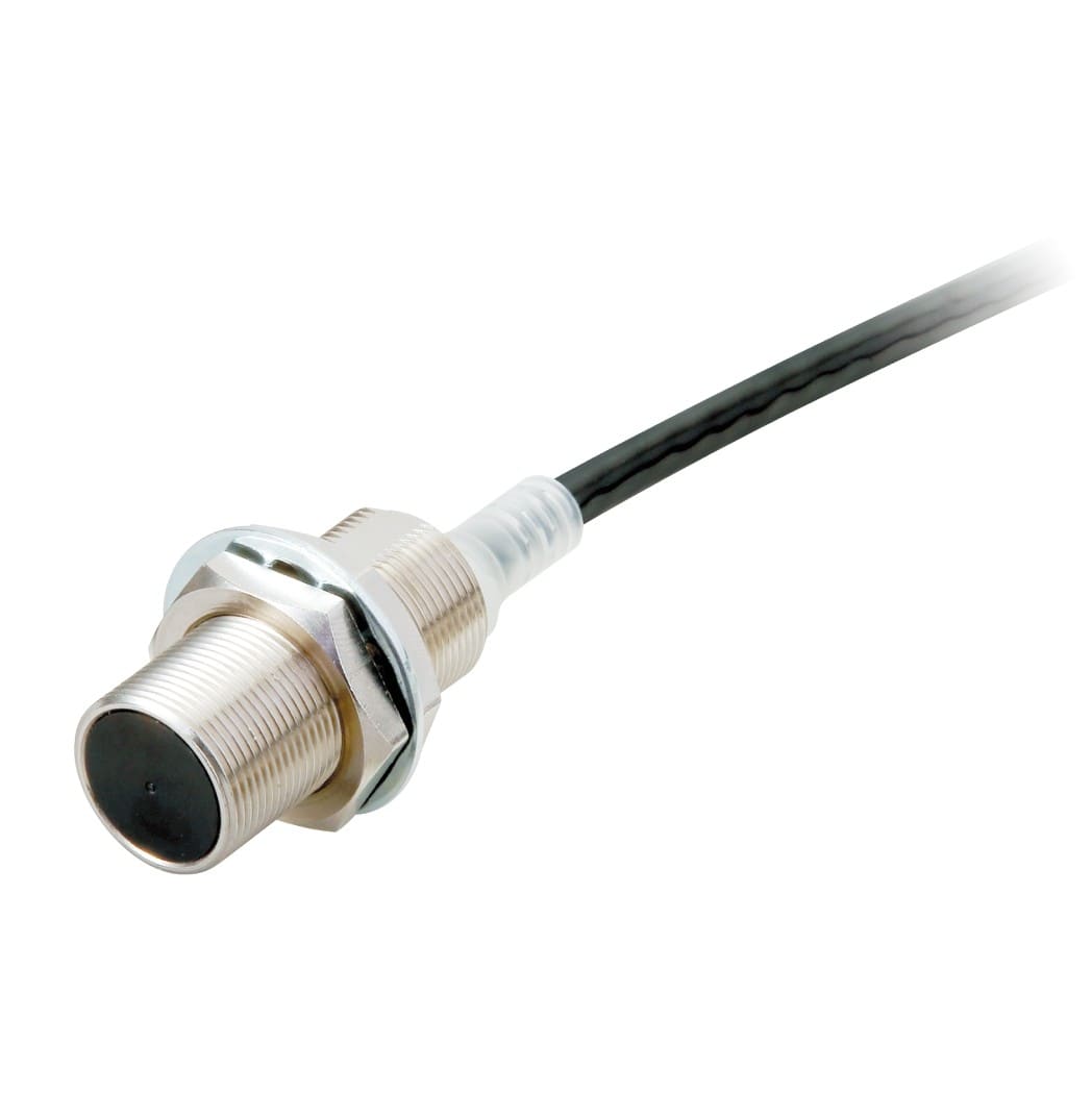 Omron - Capteur de proximité, inductif, M18, blindé, 4mm, DC 2 fils sans polar