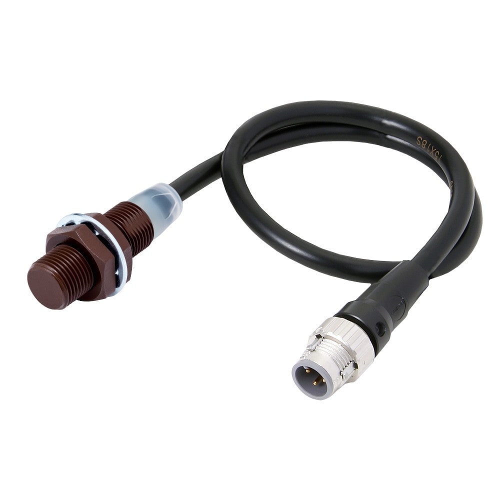 Omron - Détecteur de proximité inductif, revêtement fluororésine (SUS 303) M12, blindé,