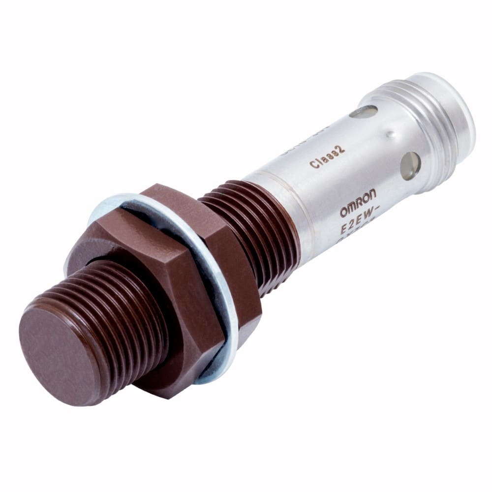 Omron - Détecteur de proximité, inductif, revêtement en résine fluorée, M12, b