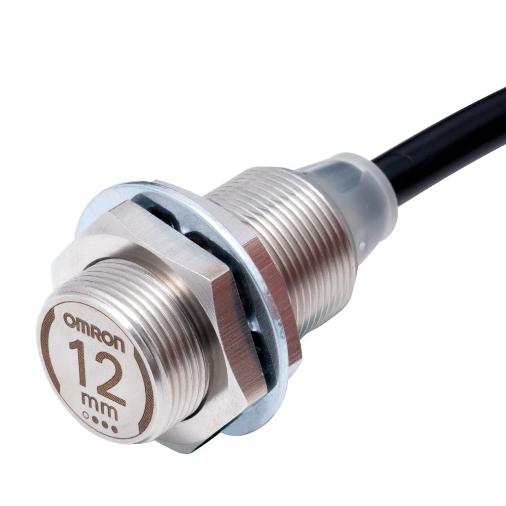 Omron - Détecteur de proximité inductif, tout inox 303 m18, blindé, 12 mm, c.c