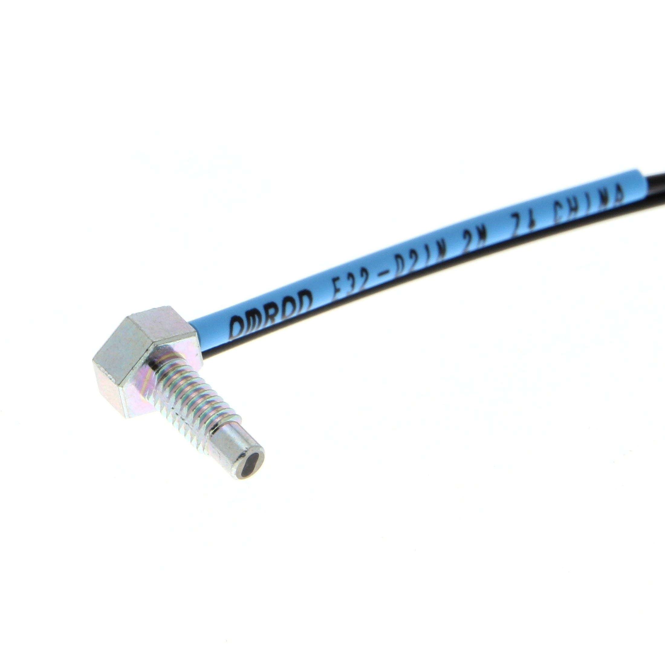 Omron - Fibre optique, réflexion directe, tête de détection M4 hex 90°, fibre high-flex
