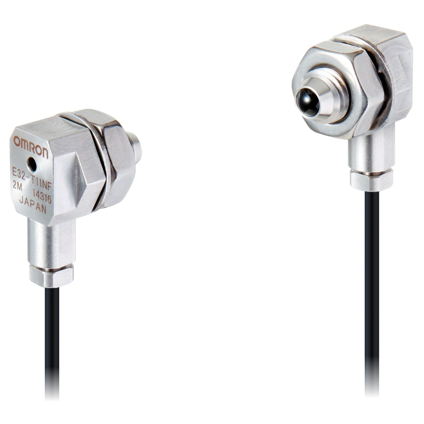 Omron - Fibre optique résistante à lhuilehexagonale diamètre M8, barrage, Longueur 5 mè