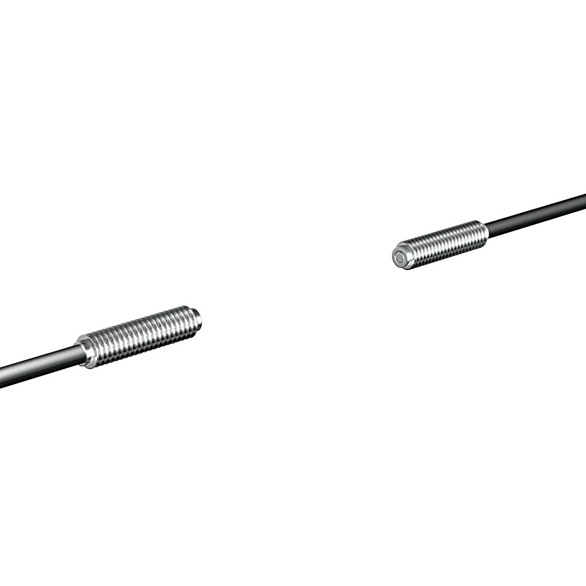Omron - Fibre optique resistante à la chaleur cylindrique diamètre M4, barrage, Longueur