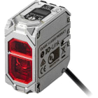 Omron - Cellule photoélectrique, boîtier en aluminium moulé (chromé), laser rouge classe