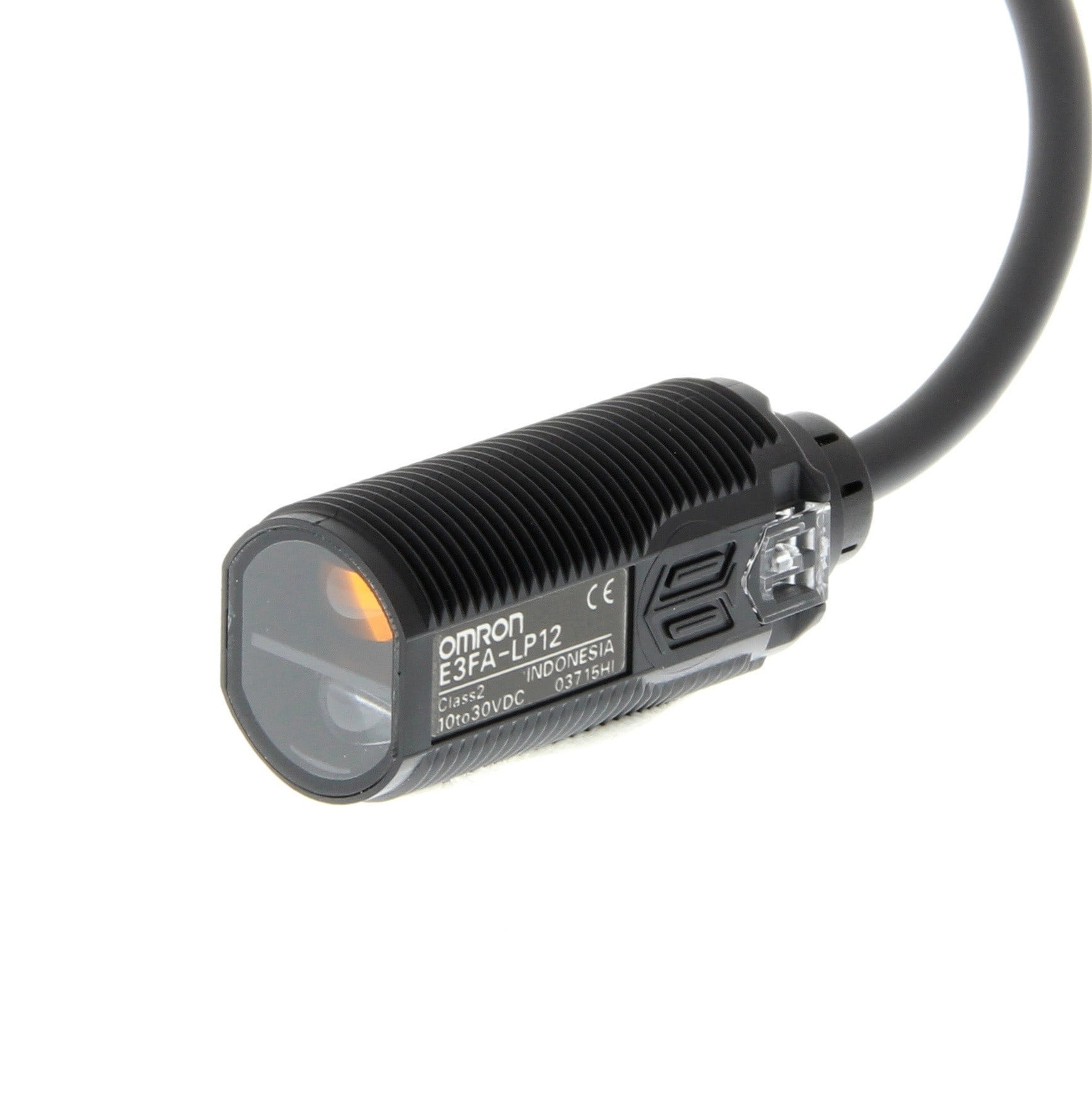 Omron - Cellule photoélectrique, M18 axial, boîtier plastique, Rouge LED, Suppression d