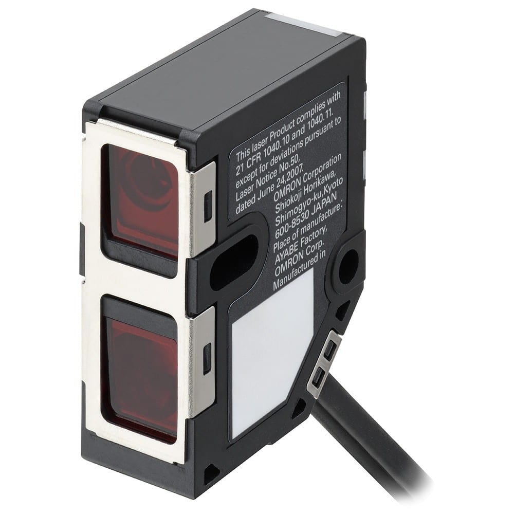 Omron - Tête de détection laser, portée de 70mm +/-15mm, taille du spot 0.1mm, longueur