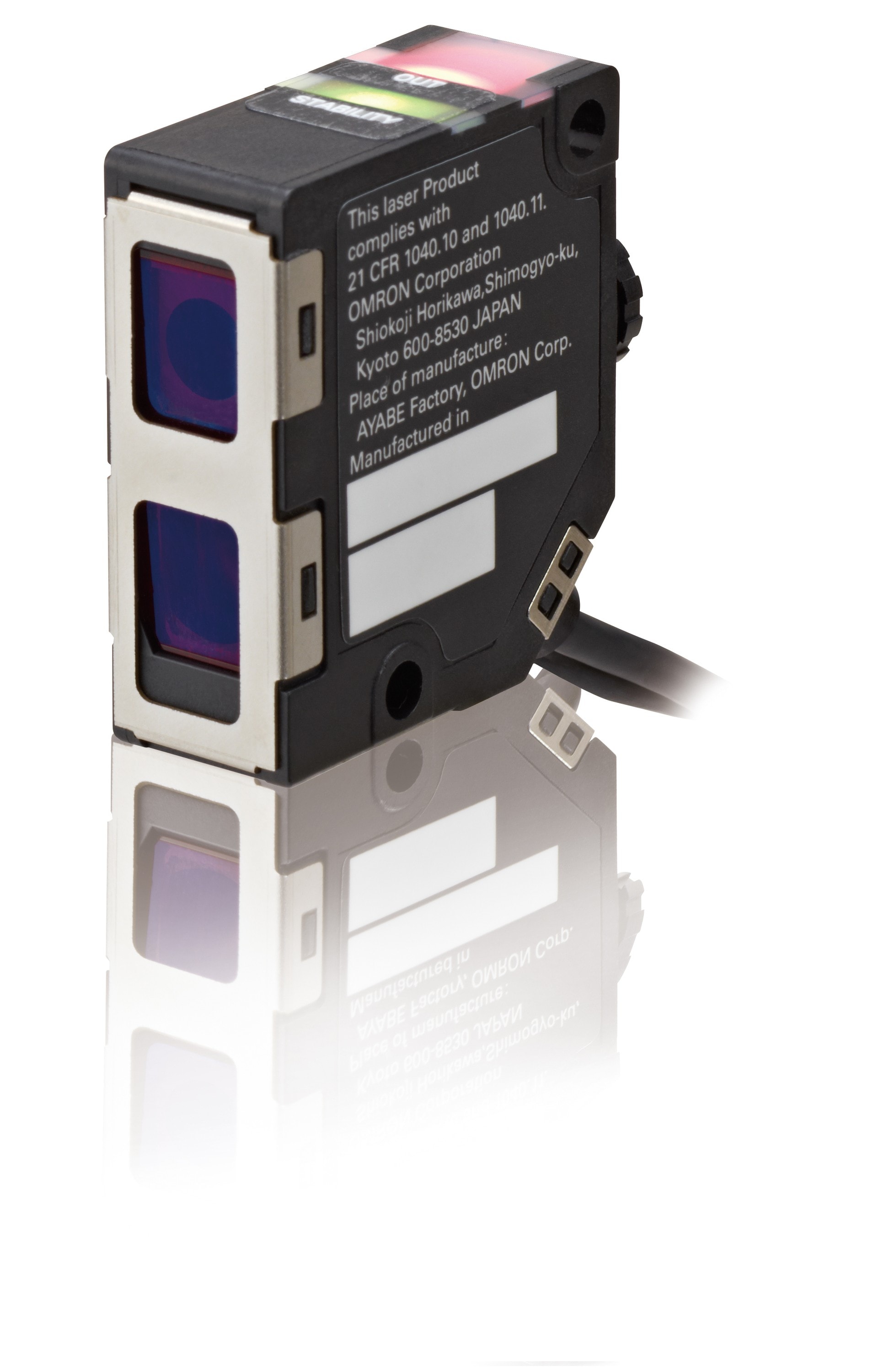 Omron - Laser sensor head, 1200mm, 0.8 mm spot adjustable, 5M cable