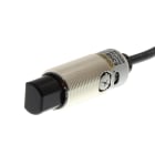 Omron - Cellule photo M18 coudee metallique, direct, NPN, cable 2 m