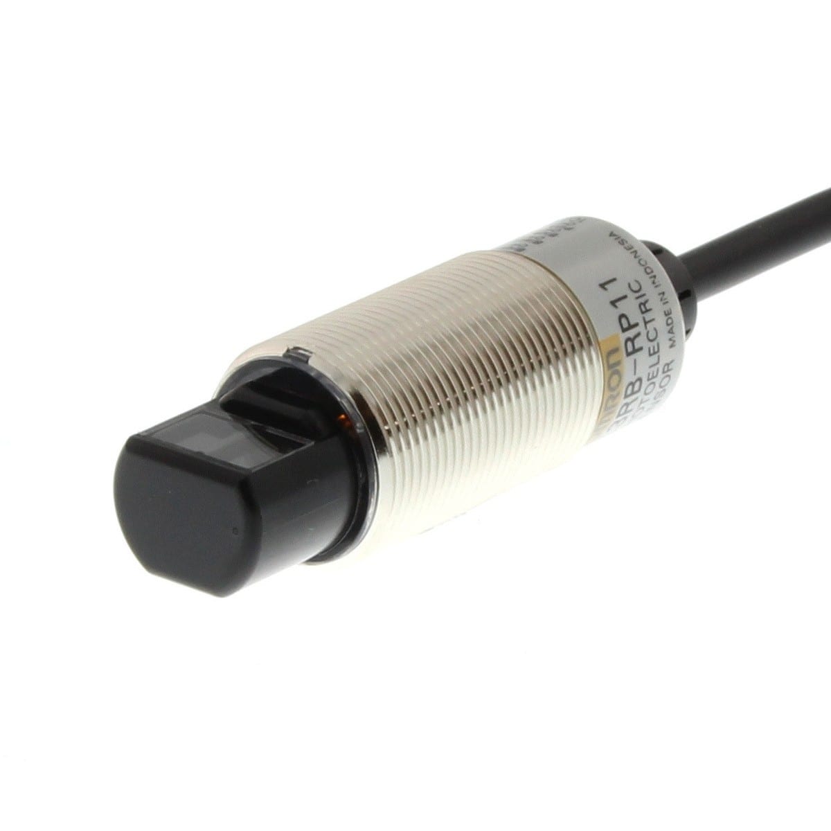 Omron - CELLULE PHOTO M18 COUDEE METALLIQUE, BARRAGE, NPN, CABLE