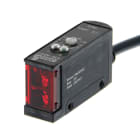 Omron - Capteur photoélectrique, diffus, 100 mm, c.c., 3 fils, NPN, horizontal, câble de