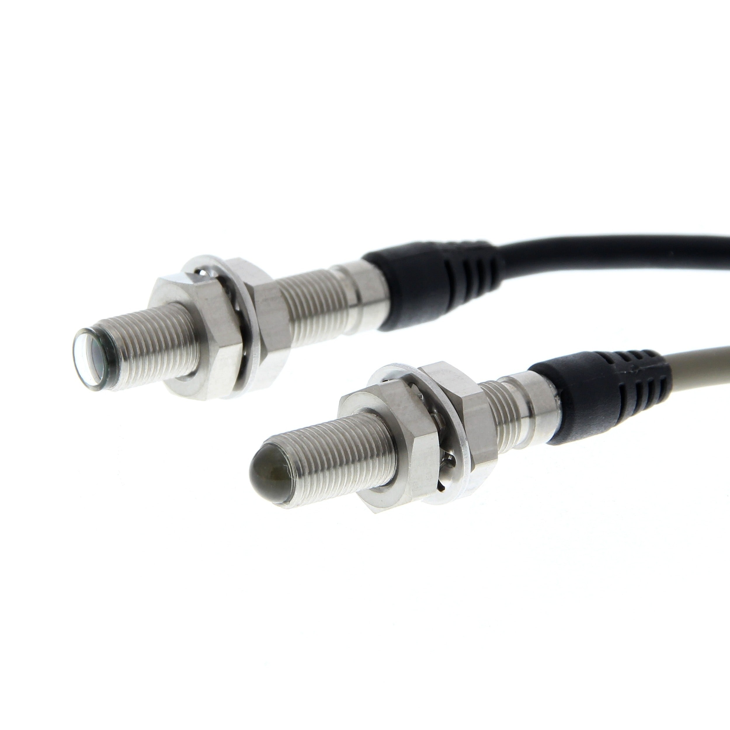 Omron - Barrage, 1 m, cilindrique M5 axiale, 12-24 Vc.c., NPN, DO, câble 2 m