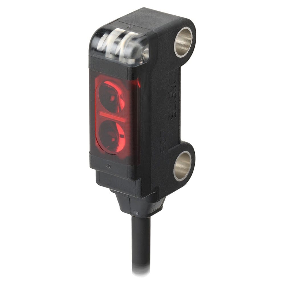 Omron - Réflexion directe, 5-15 mm, étroit, 12-24 Vc.c., NPN, DO, trous de fixation M3,