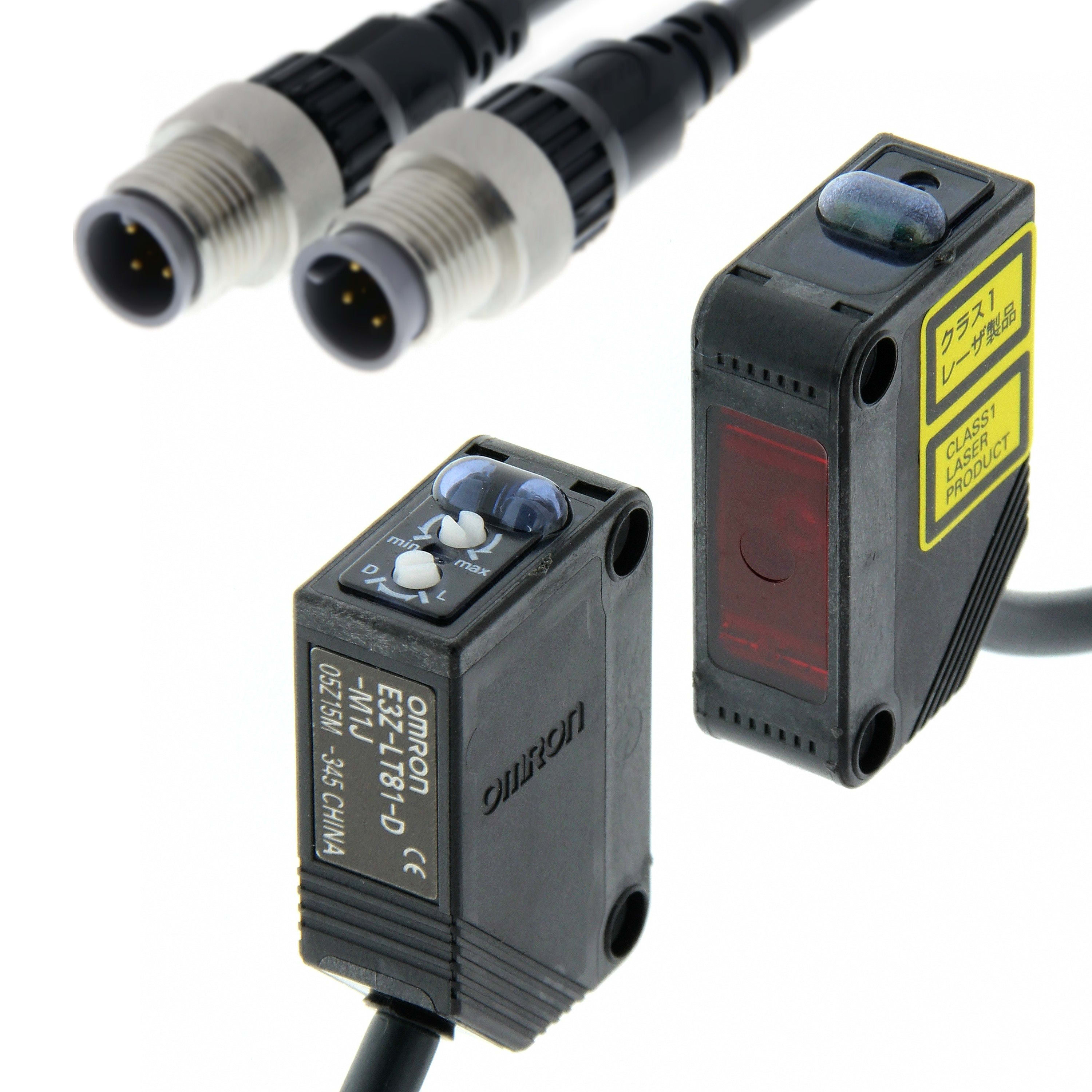 Omron - Barrage, 60 m, 10-30 Vc.c., NPN, IP67, câble 0.3 m avec connecteur M12