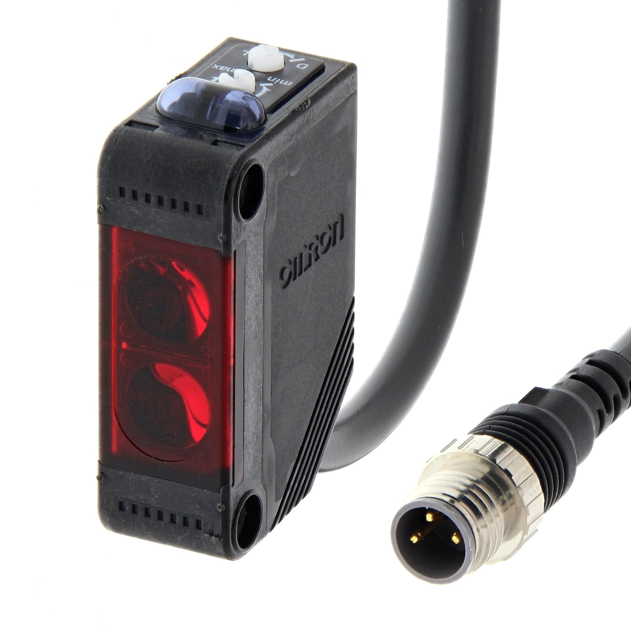 Omron - Capteur photoélectrique, diffus, 1 m, c.c., 3 fils, L-ON/D-ON sélectionnable, so
