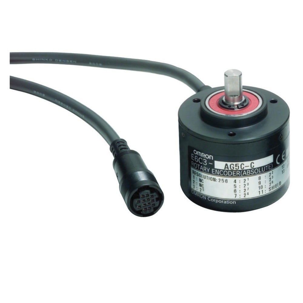 Omron - Code Gray, 20 kHz, 360 impulsions/tour, 12-24 Vc.c., NPN collecteur ouvert, câbl