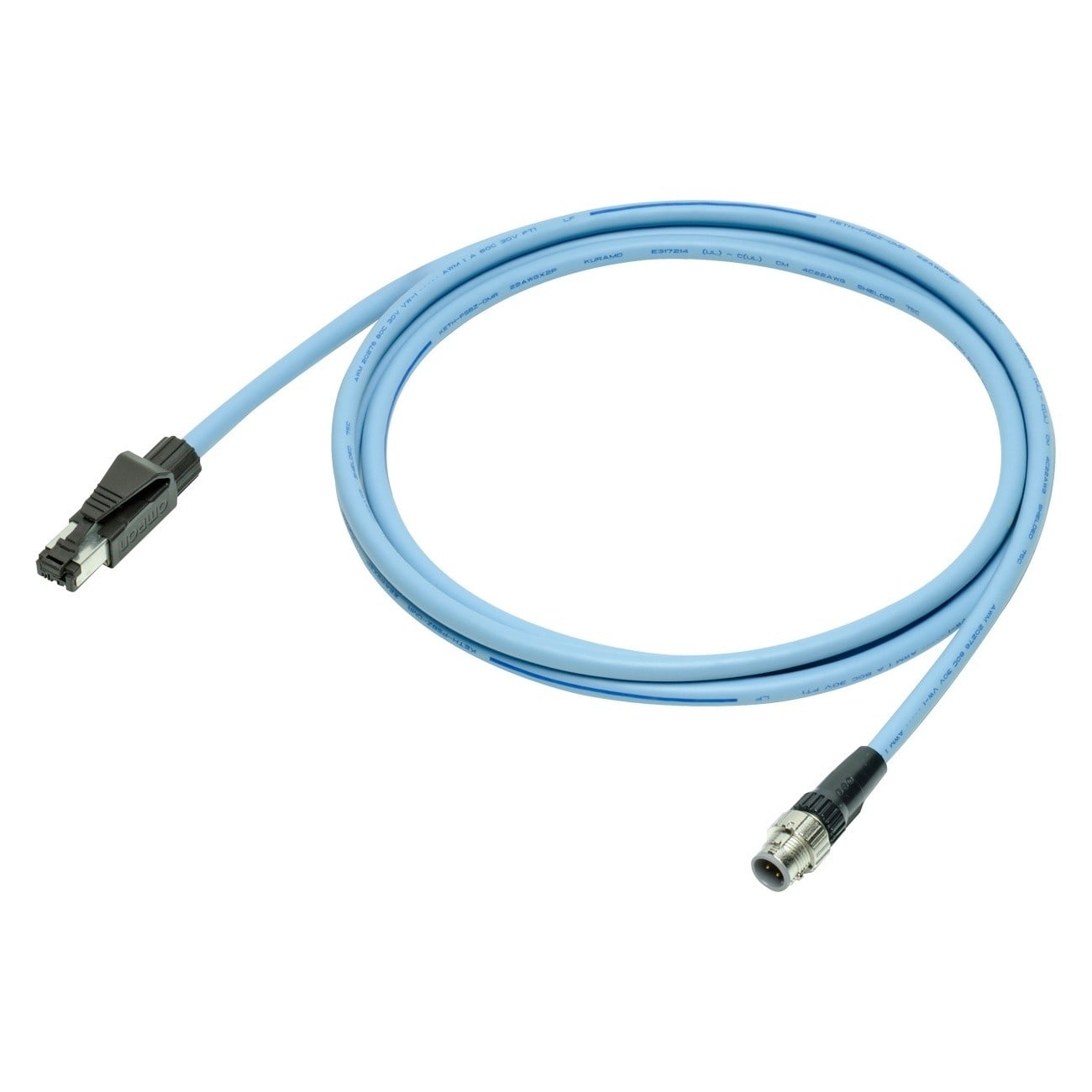 Omron - Câble de connection Ethernet pour communication avec Touch Finder ou PC, 1 m