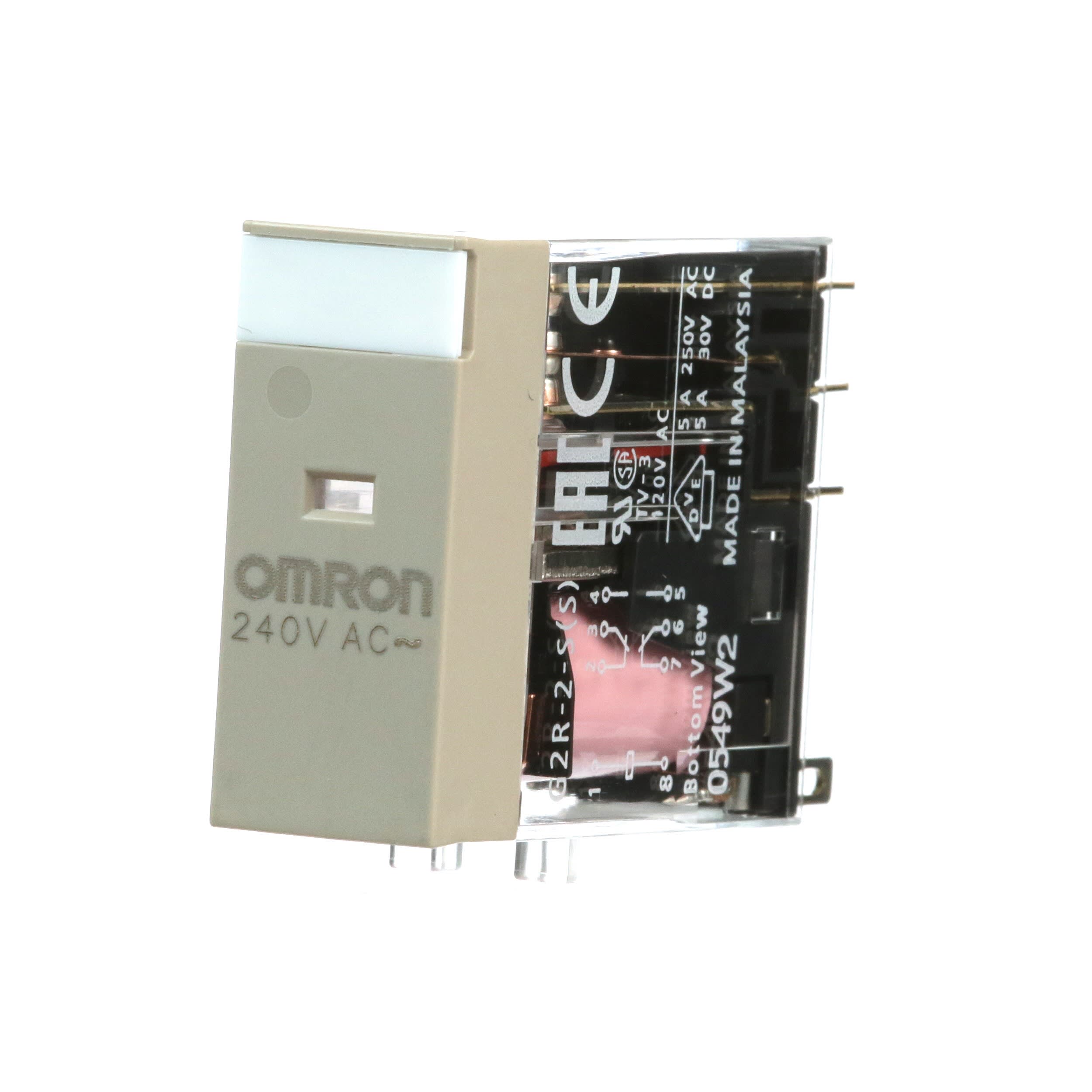 Omron - REL INDUS EMB SOC 2RT 5A240VCA