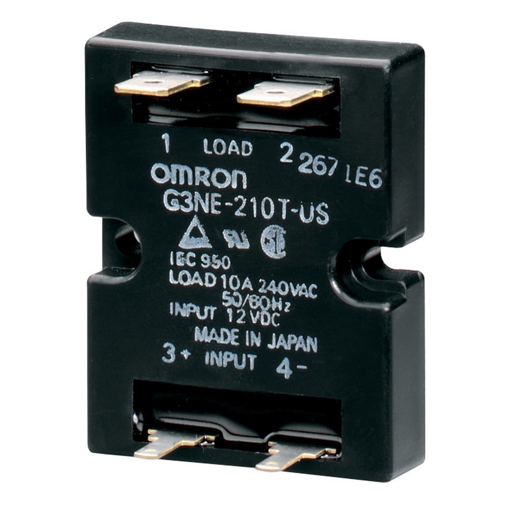 Omron - Relais ssr (connexion rapide), monophase, sans radiateur, 10 a (100 à 240 v c.a.
