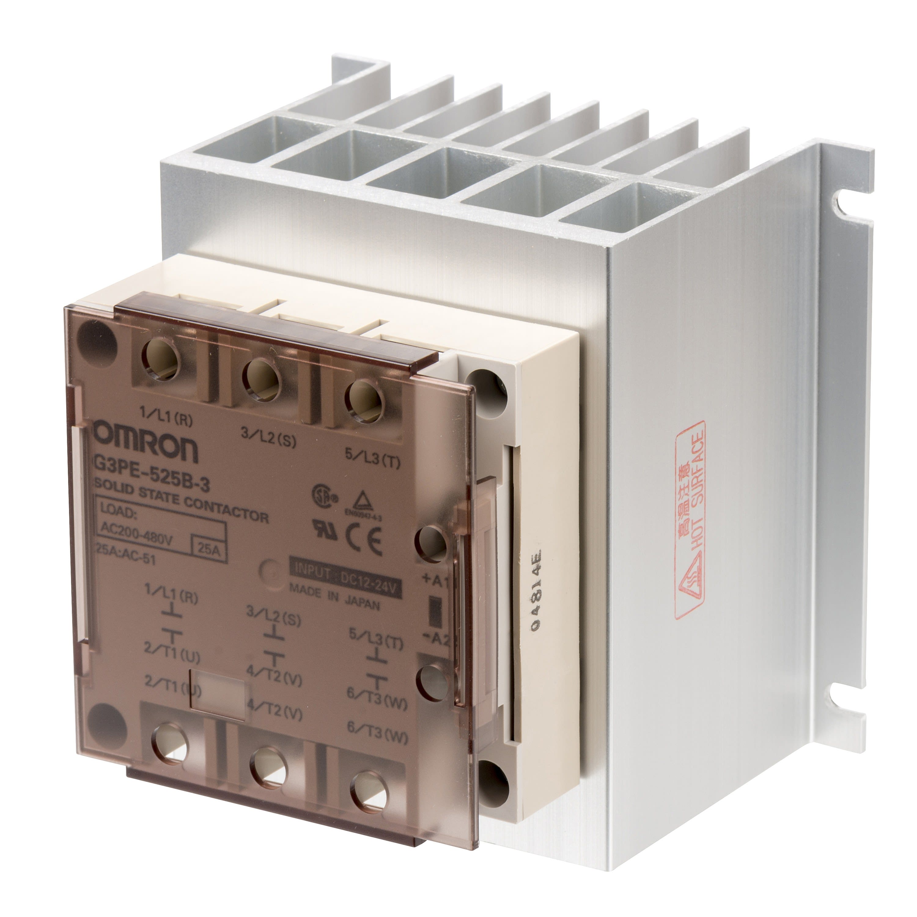 Omron - RELAIS SSR 25A 480 1224 3P AV RAD