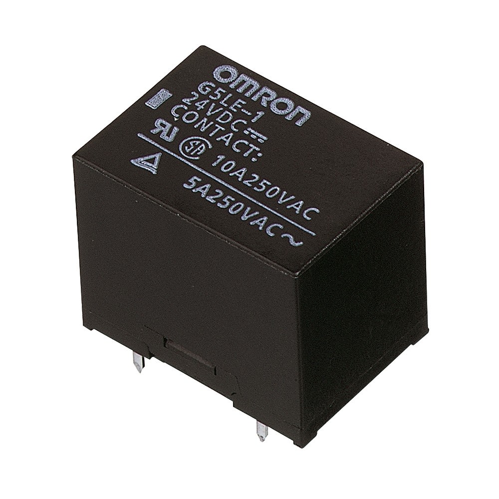 Omron - PCB, cubic power relay SPDT 10A flux protected