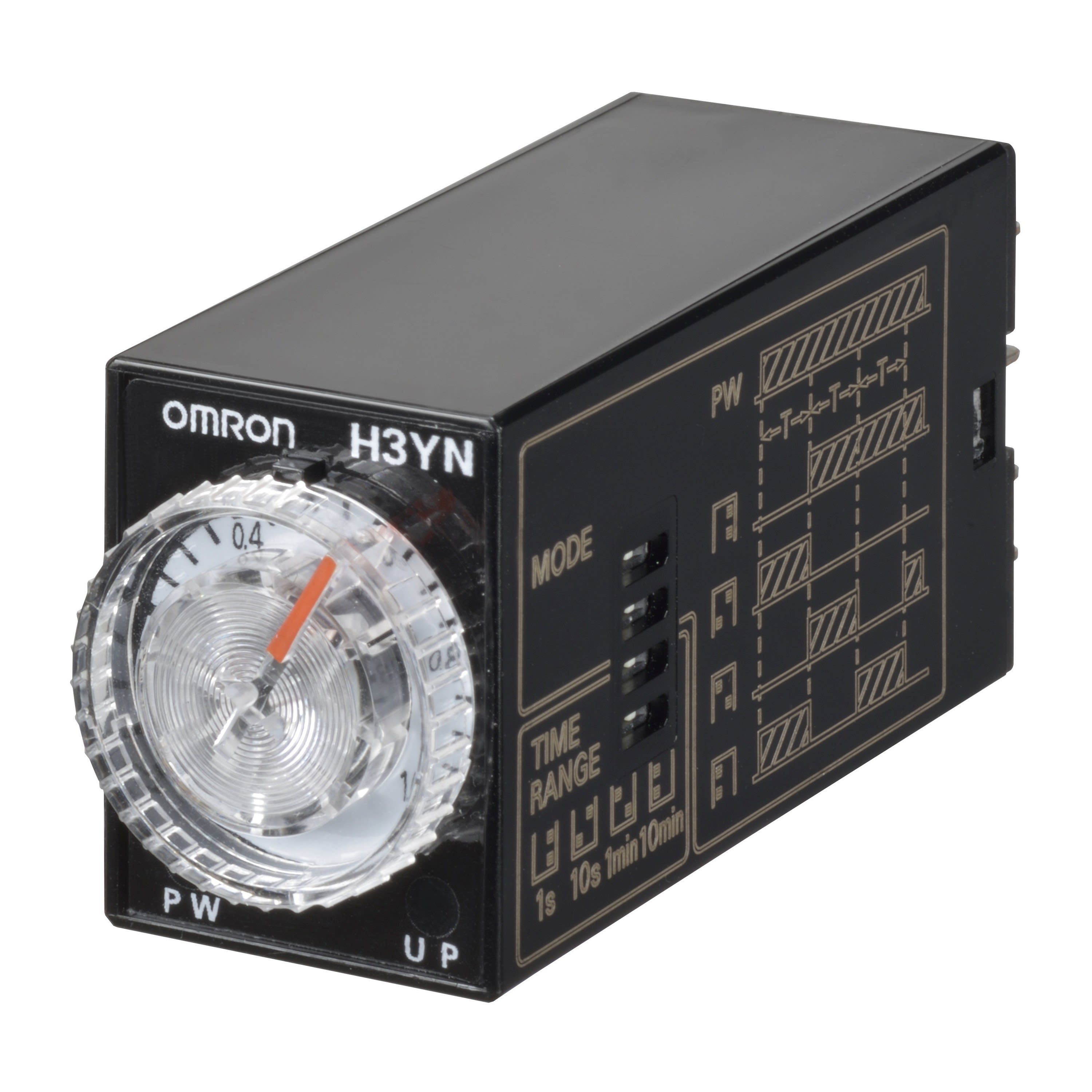 Omron - Minuterie, plug-in, 8 broches, multifonction, 0.1m-10H, DPDT, 5A, 12V