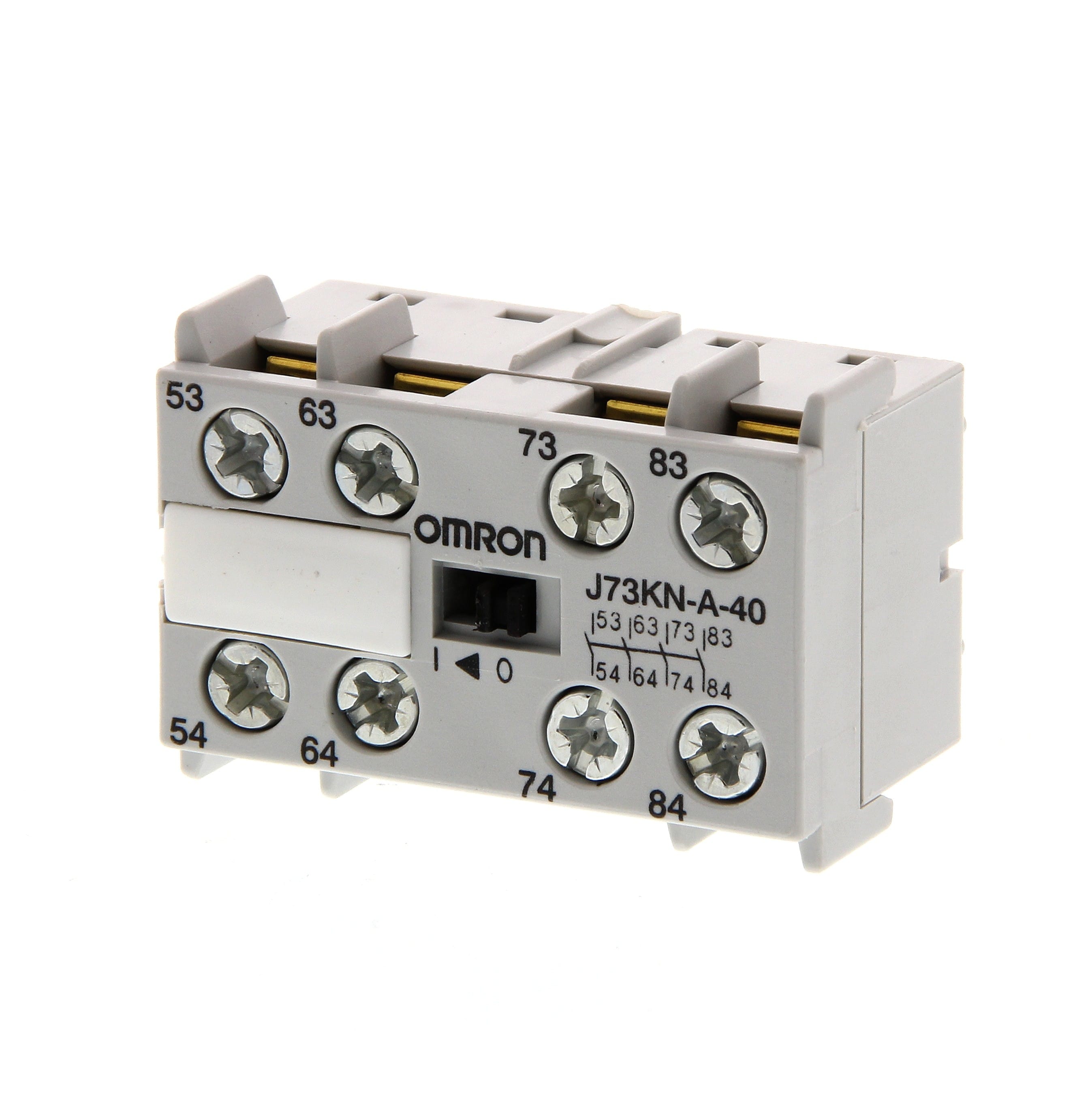 Omron - CONTACT AUXIL 4F MONT FRONTAL