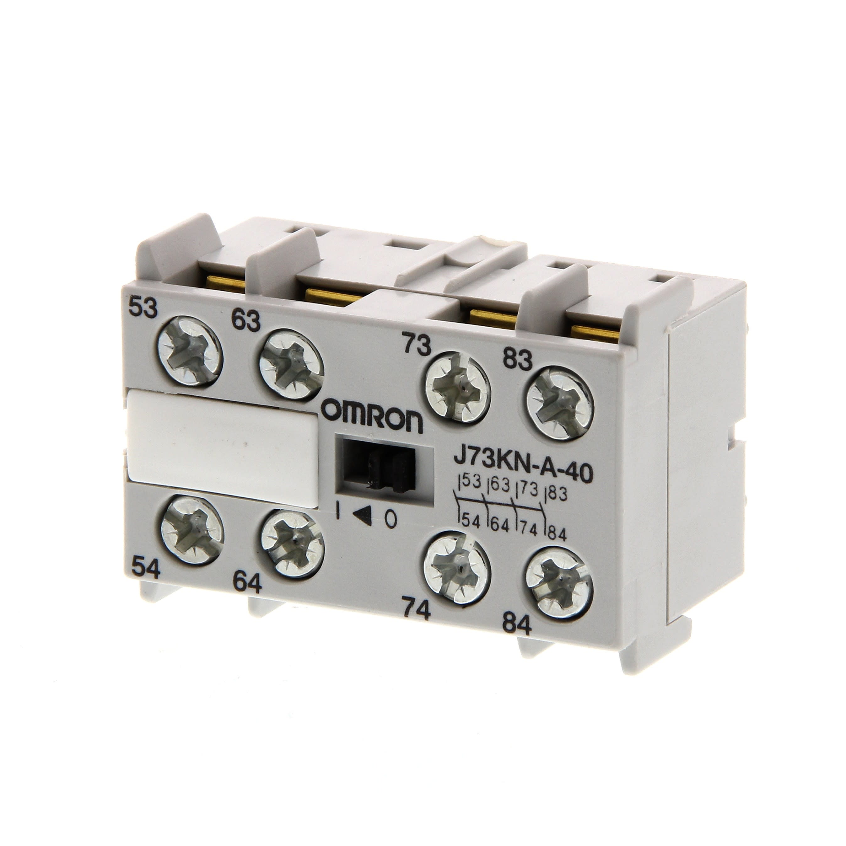 Omron - CONTACT AUXIL 4F MONT FRONTAL