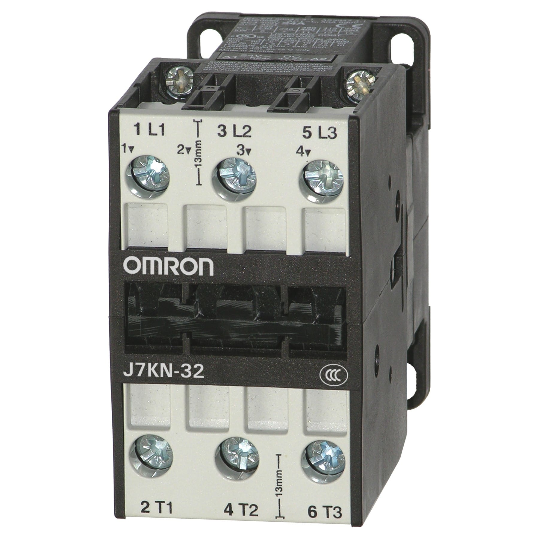 Omron - Contacteurs moteur, J7KN, 15 kW, 32 A (AC-3, 400 moteur 400 Vc.a.), module de ba