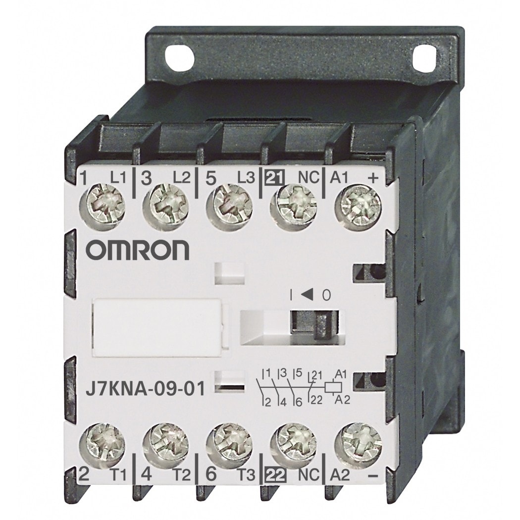 Omron - Mini-contacteurs moteur, 4 kW, 9 A (AC-3, 500 moteur 400 Vc.a.), module de base
