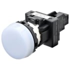 Omron - Indicateur M22N Plat, BOU Blanc, DEL Blanche, D VOLTAGE 100-120 VAC