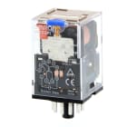 Omron - Relay, plug-in, 11-pin, 3PDT, 10 A, mech indicator, test button, pin number coil