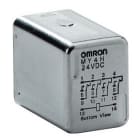 Omron - Hermetically-sealed relay, plug-in, 14-pin, 4PDT, 3 A, 24 VDC