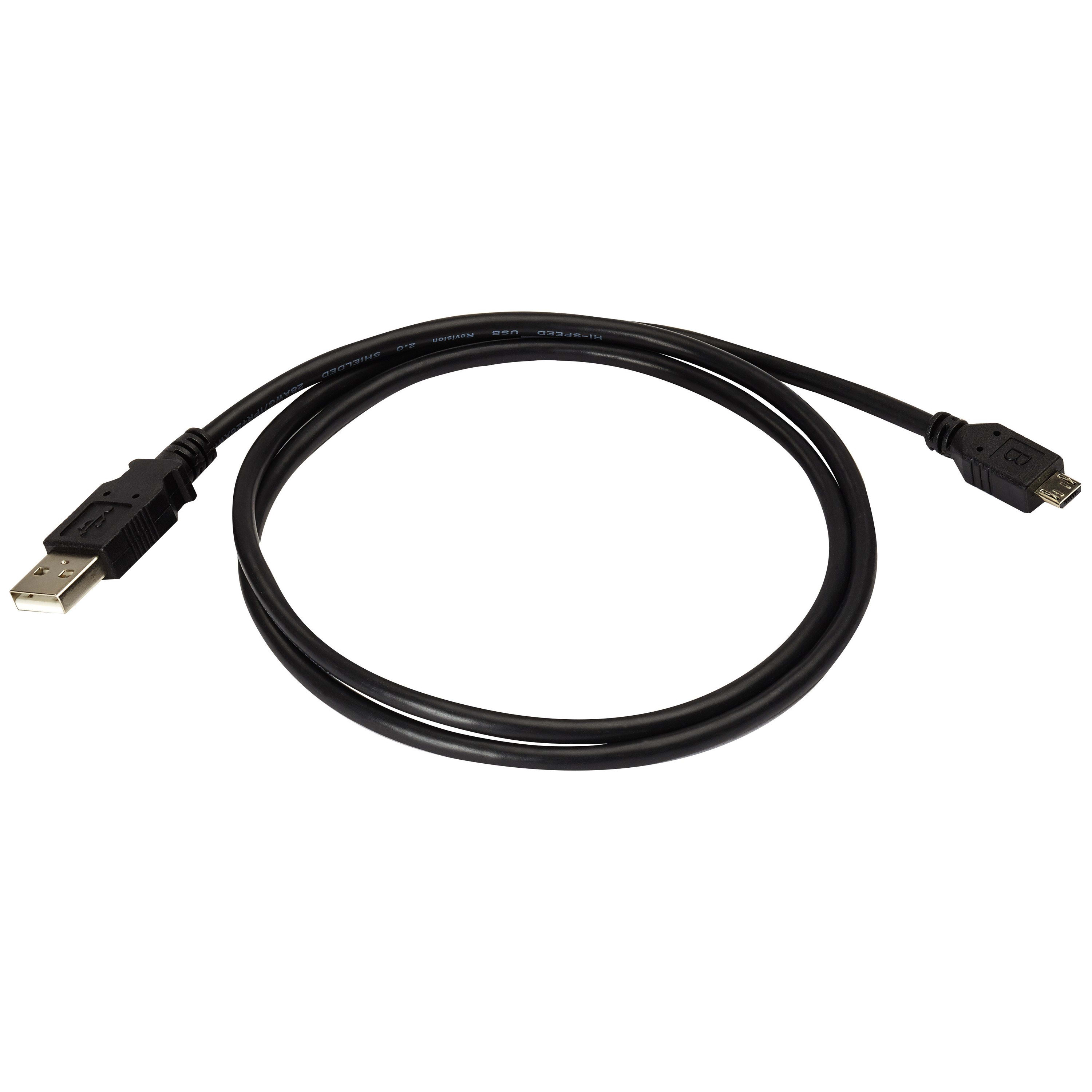 Omron - Câble, USB A mâle vers Micro USB B mâle, 1,8 m