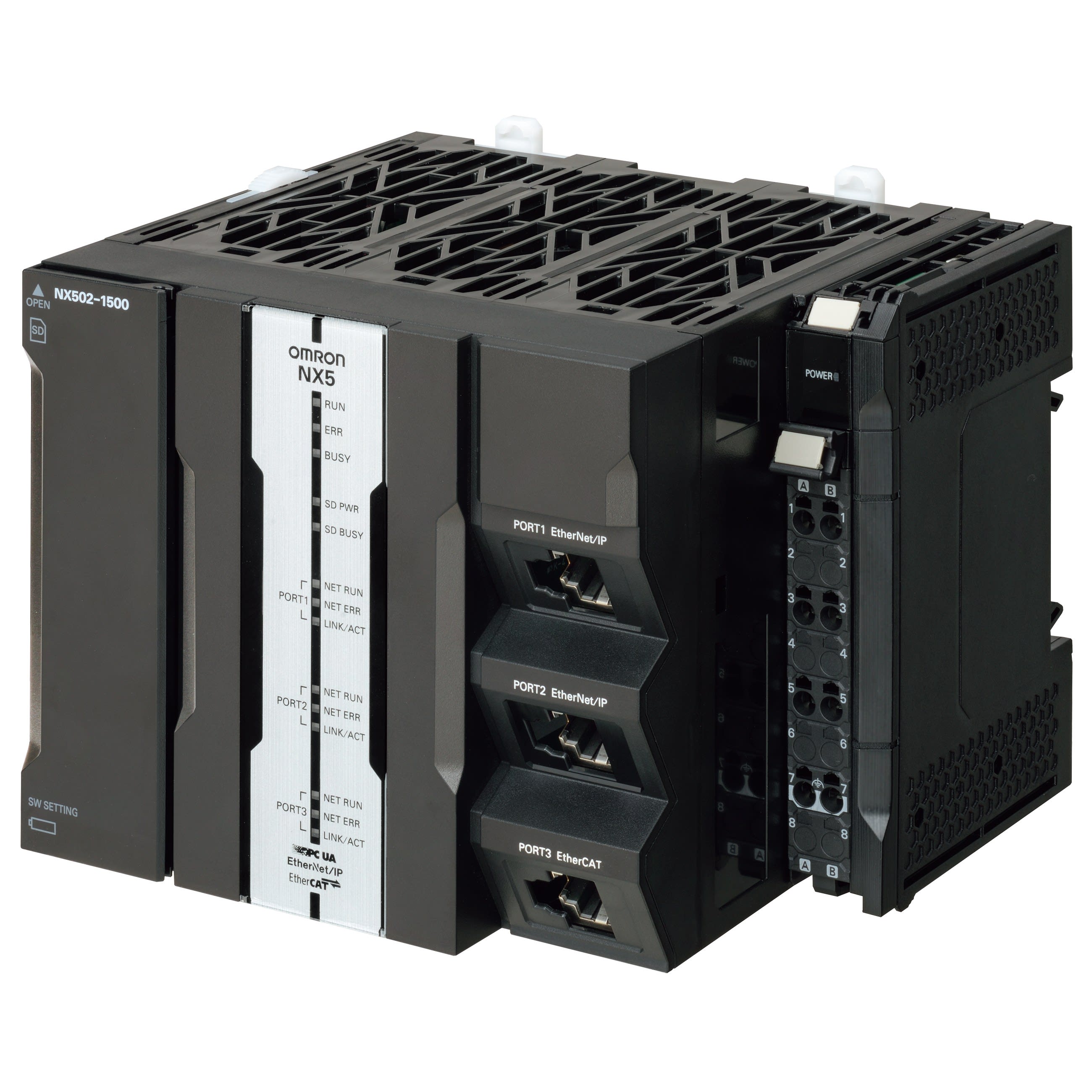 Omron - Sysmac NX5 CPU avec connexion base de données SQL, programme 80 Mo et