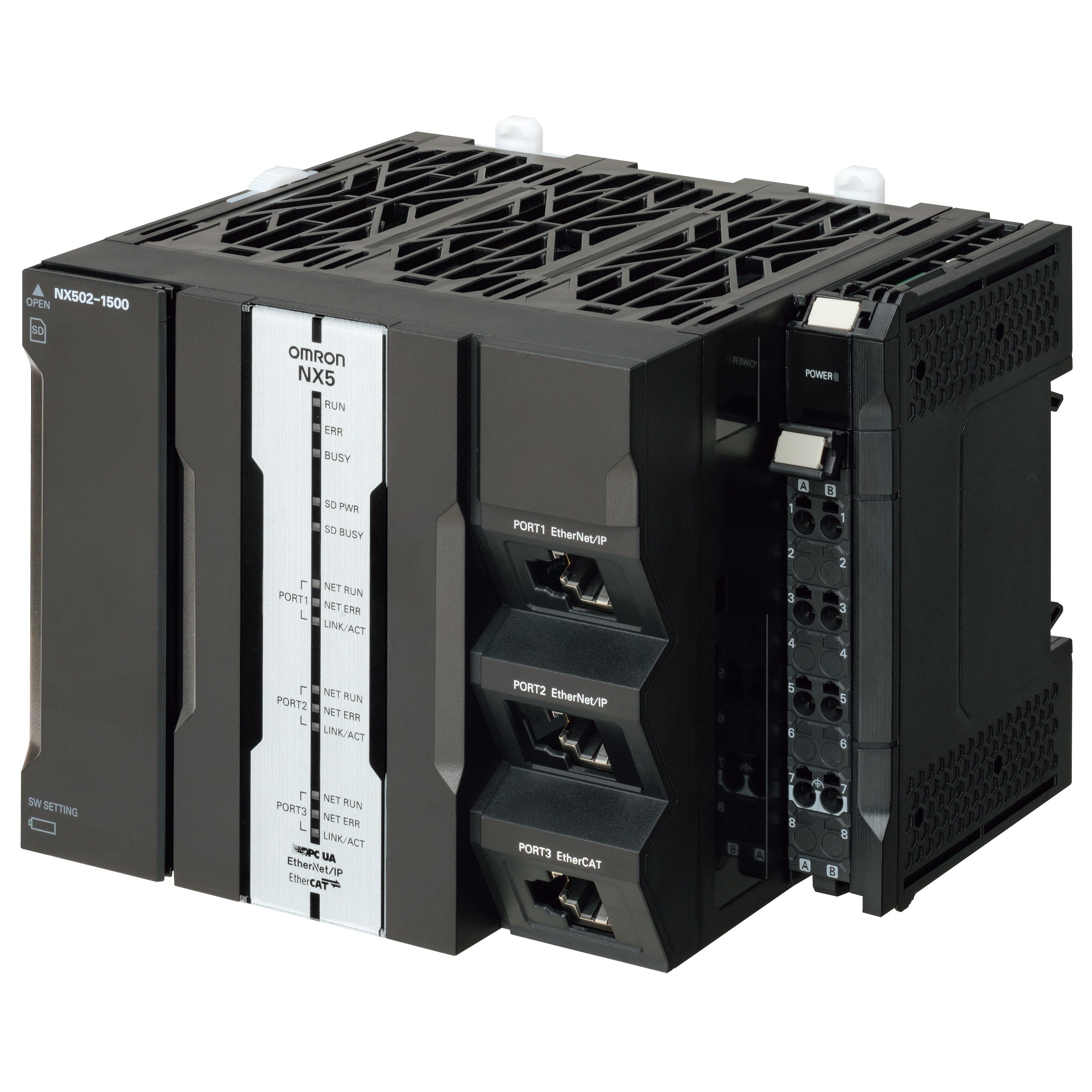 Omron - Sysmac NX5 CPU avec connexion base de données SQL, programme 80 Mo et