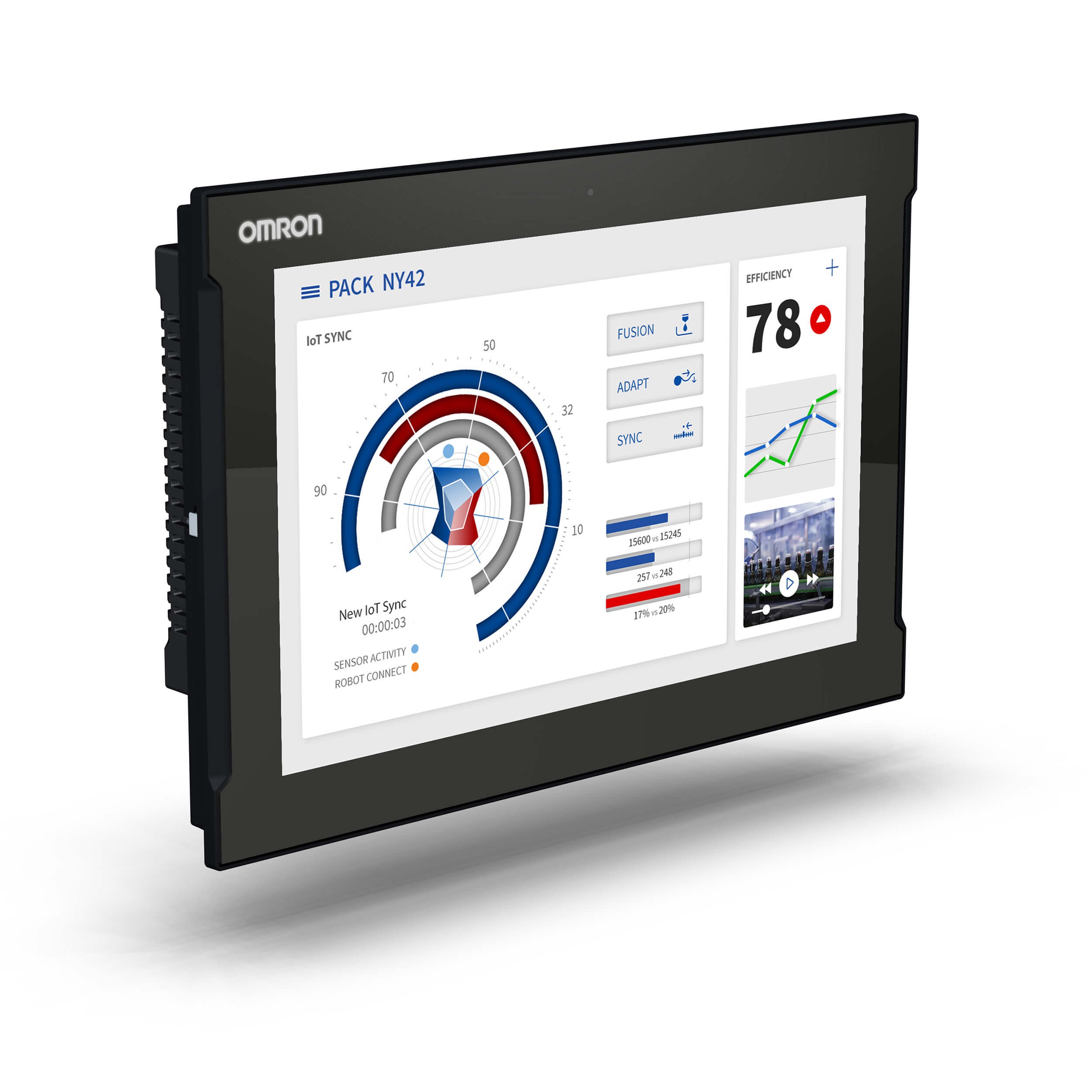 Omron - Panel Panel PC industriel avec Intel® Core? i5-1145GRE, 8 Go de RAM (n