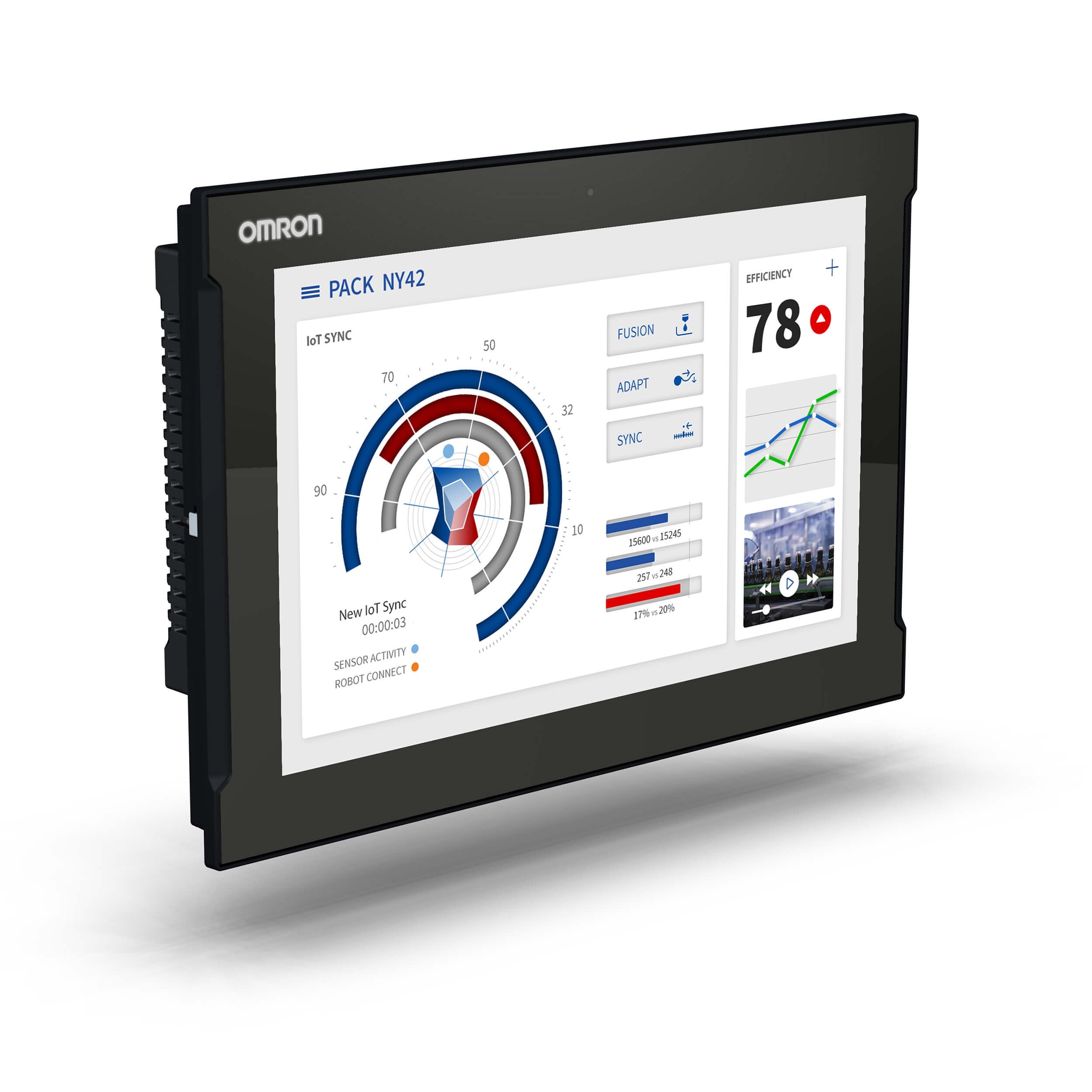 Omron - Panel Panel PC industriel avec Intel® Core? i7-1185GRE (ventilateur in