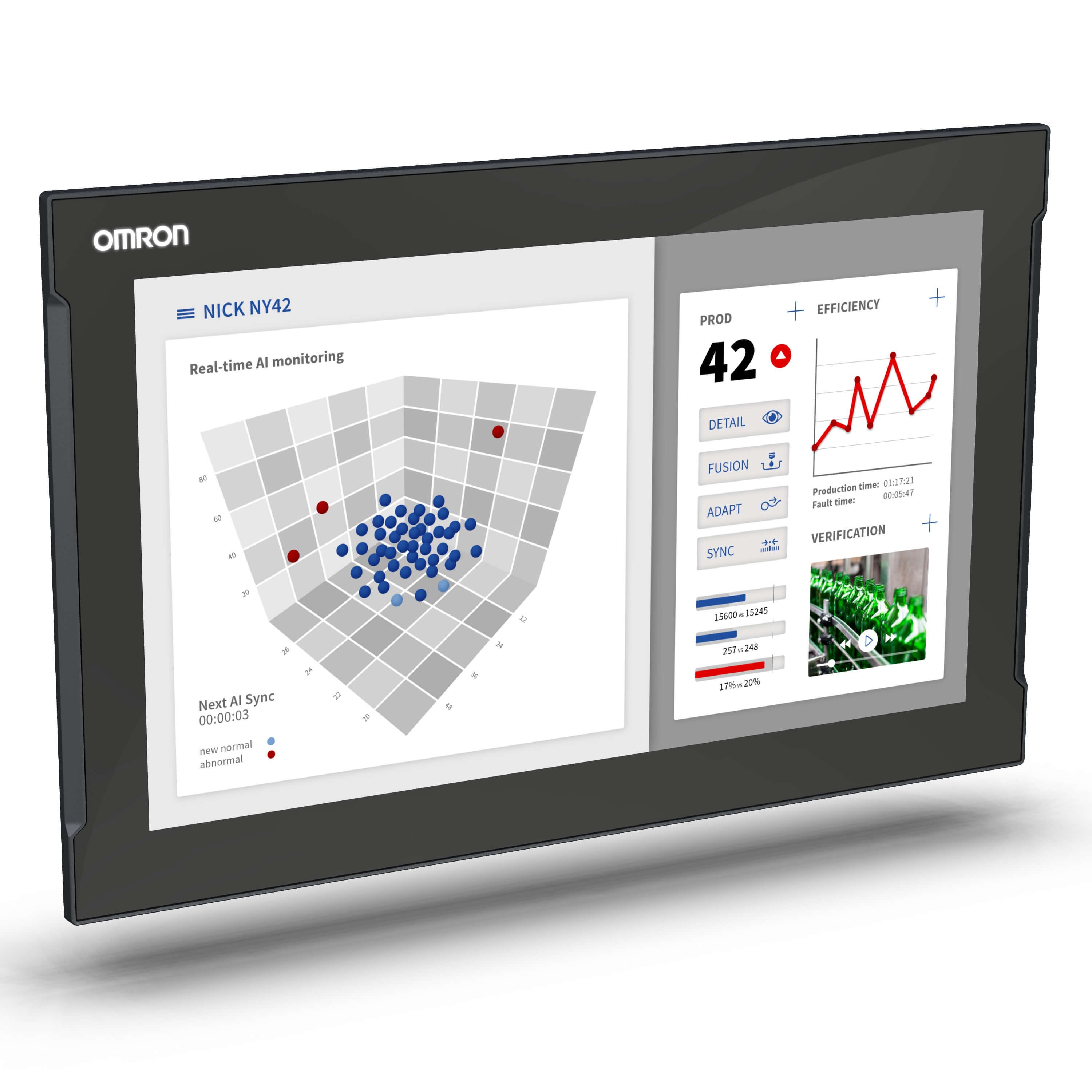 Omron - Panel Panel PC industriel avec Intel® Core? i5-1145GRE (ventilateur in