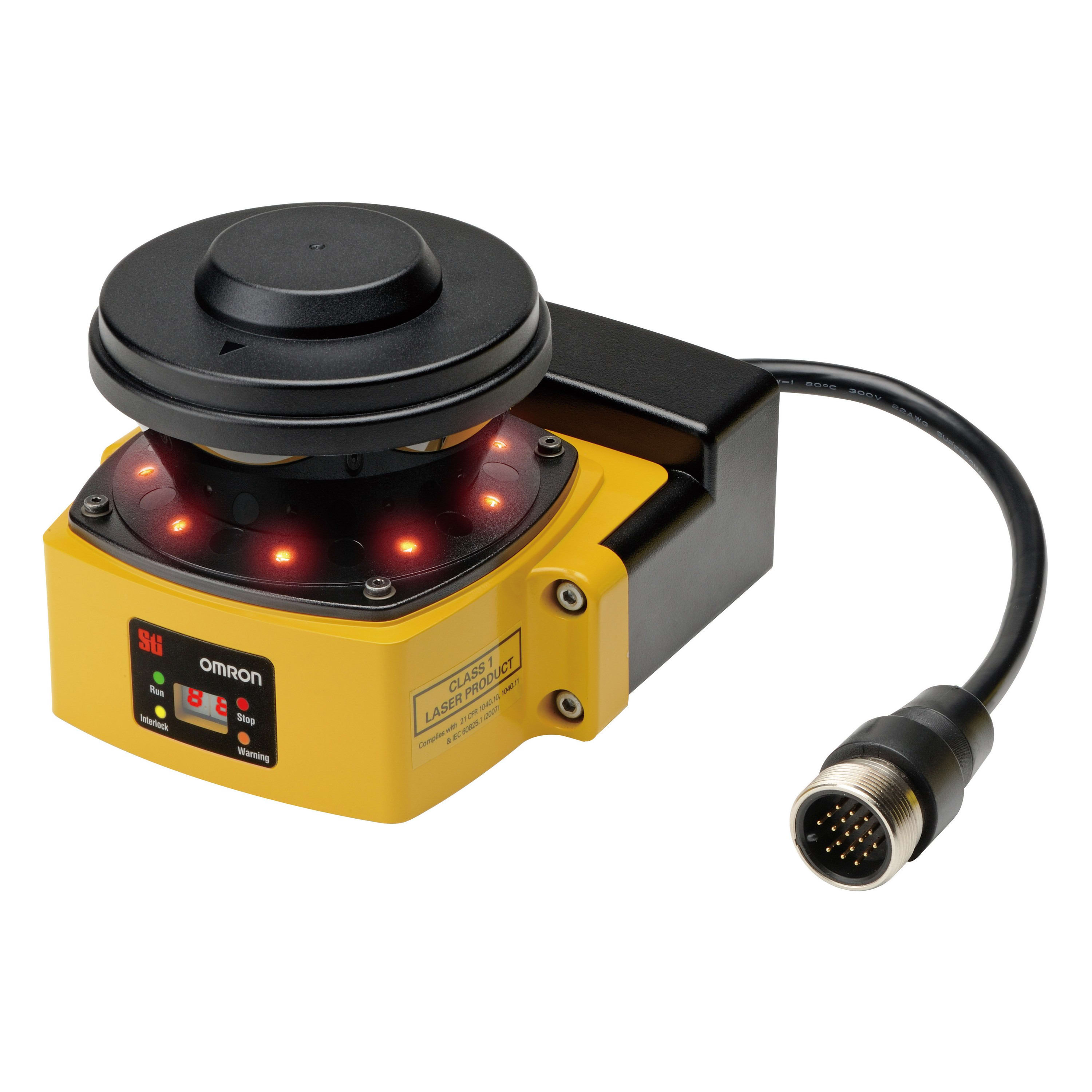 Omron - Scrutateur Laser OS32C, portées : sécu 3m - avertissement 10m, Sortie de câble